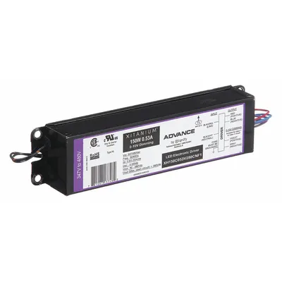 ADVANCE Driver: Class 2, 150 W Max. Power Output, 347 to 480V AC, 90 to 280V DC - Fixed Output Constant Current Drivers