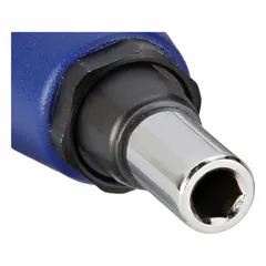 This preset torque screwdriver features a 1/4 in tip size and a minimum torque of 3 in-lb. The adjusting knob allows for setting torque values. It is used for precision fastening applications where consistent torque is required.