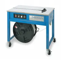 PAC STRAPPING PRODUCTS Tabletop Strapping Machine: 35 in Overall Lg, 23 in Overall Wd, Tabletop (MPN PSM1412-IC3A)