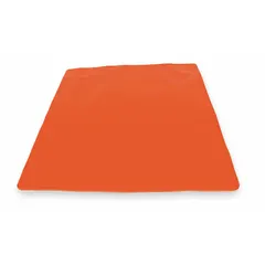 This self-sealing drain cover seal is made of polyurethane and comes in an orange square shape. It measures 42 inches in length by 42 inches in width and accommodates a maximum drain size of 36 inches by 36 inches. Used to temporarily seal floor drains in industrial settings to prevent spills, vapors, and debris from entering drainage systems during maintenance or emergency containment.