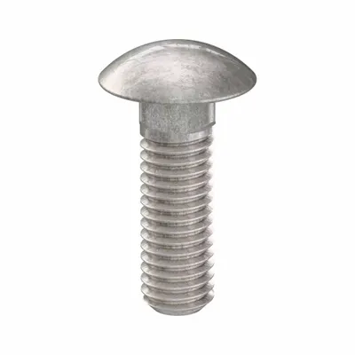 USA INDUSTRIALS Carriage Bolt: Square Neck, 3/8"-16 Thread Size, 1 1/4 in lg, Stainless Steel - 316 Stainless Steel Square Neck Carriage Bolts