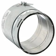 This universal adapter connects 6-inch ductwork to Category I venting systems. Constructed of outer galvanized steel with an inner aluminum liner, it provides corrosion resistance for gas-fired appliances. The snap-lock connection simplifies installation in residential and light commercial heating applications.