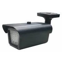 Infrared LED illuminator for video cameras, providing supplemental lighting in low-light conditions. Features a 60° horizontal alignment angle. Operates on 24V AC input voltage. Suitable for enhancing night vision in security and surveillance systems