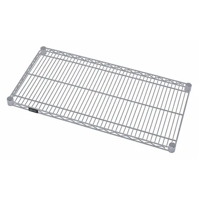 QUANTUM Wire Shelf: 60 in x 12 in, 1 Shelves, Quick-Adjust, 800 lb Load Capacity - Antimicrobial Wire Shelves for Wet & Dry Use