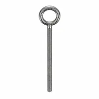 Machinery Eye Bolt: Without Shoulder, 18-8, Stainless Steel, Plain, 3/8"-16 Thread Size (MPN K2003-6-SS)