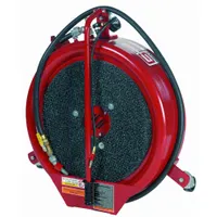 Oil Fluid Handler: Steel, 15 gal Capacity, 30 in Overall Dia, 9 in Overall Ht, 30 in Overall Lg, Red (MPN OH-15)