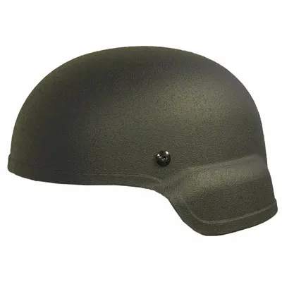 UNITED SHIELD Level IIIA Mid Cut Helmet, Aramid, 3/4 in Pad Thick