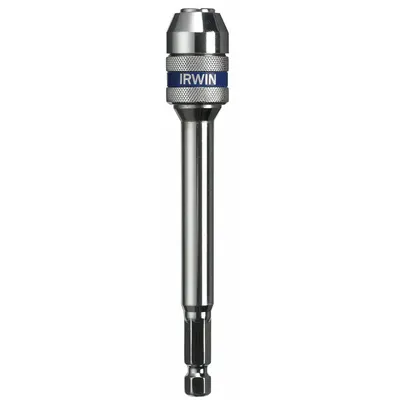 IRWIN Bit Holder: Bit Holder, Power, 3/8 in Compatible Bit Size, Hex Compatible Bit Shank - Extended-Reach Bit Holders