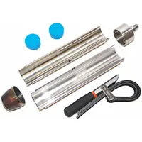 AMS Core Sampler with Core Tip: Stainless Steel, 2 in Overall Dia, 12 in Overall Lg, Threaded (MPN 355.42)