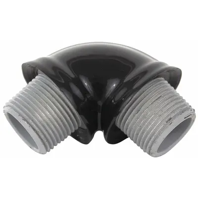 CALBOND Elbow, 90 Degrees: 3/4 in Trade Size, Male to Male, 1 5/8 in Overall Lg - 90° Elbows
