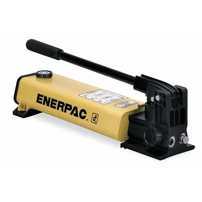 ENERPAC Hydraulic Hand Pump: 2 Stages, Single Acting, 400 psi Max. Pressure 1st Stage - Hand Pumps for Hydraulic Fluids