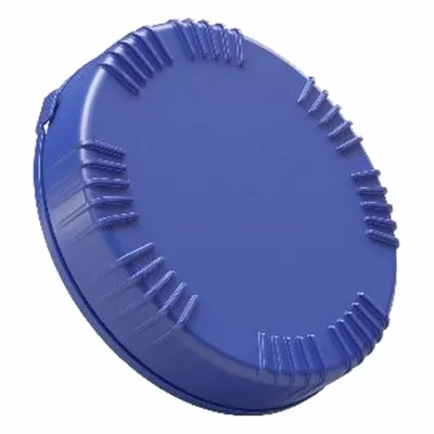 QORPAK Curtec Packo Lid: Blue, Polyethylene, 140 Closures Included - Screw On Caps