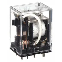 OMRON General Purpose Relay: PCB Mounted, 10 A Current Rating, 12V DC, DPDT, 8 Pins/Terminals (MPN LY2-0-DC12)