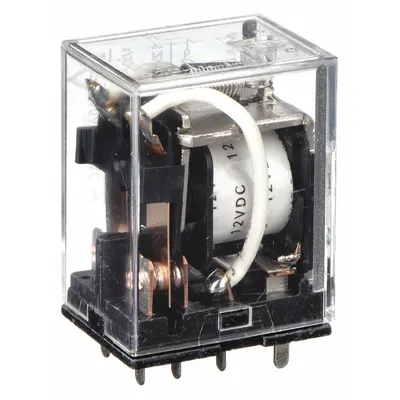 OMRON General Purpose Relay: PCB Mounted, 10 A Current Rating, 12V DC, DPDT - PCB-Mounted Relays