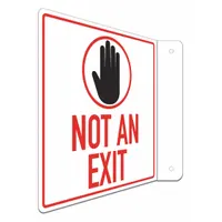 Safety Sign: Aluminum, Mounting Holes Sign Mounting, 8 in x 8 in Nominal Sign Size, Engineer Grade (MPN LCFL-0020-RA_8x8)