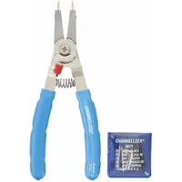 Retaining Ring Plier: External/Internal, For 3/8 in to 2 in Bore Dia, For 1/4 in to 2 in Shaft Dia (MPN 927)