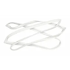 This door gasket is a replacement part for refrigerators and freezers. It seals the door to prevent cold air loss and maintain internal temperature. Suitable for use in residential refrigeration appliances.