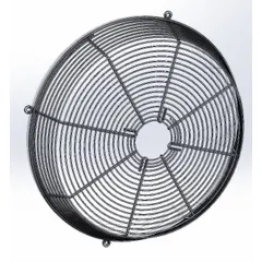 Replacement safety guard for HVACR and ventilation systems, designed to prevent contact with rotating fan blades. Compatible with AIRMASTER FAN equipment, part number LPSF24. Suitable for commercial exhaust, supply air, and process ventilation applications requiring fan blade containment.