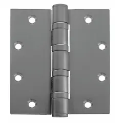 This full mortise-mount butt hinge is constructed from steel with a 2-inch leaf width. It features ball bearings for smooth operation and a non-removable pin. Commonly used for mounting doors in commercial and industrial settings where frequent use is expected.