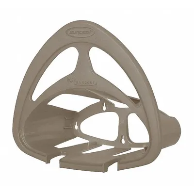 SUNCAST Garden Hose Hanger: 150 ft (5/8 in I.D.), Resin, Taupe - Plastic Wall-Mount Garden Hose Hangers