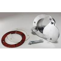 AMERICAN GARAGE DOOR SUPPLY Latching Exhaust Port: Aluminum, For 2 in Door Thick - Max (MPN EL42)