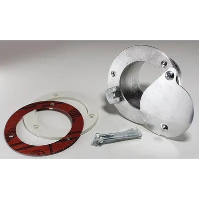 AMERICAN GARAGE DOOR SUPPLY Latching Exhaust Port: Aluminum - Material Handling