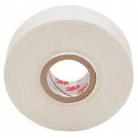 3M Electrical Tape: 1/2 in Wd, 60 yd Lg, 7 mil Thick, Fiberglass Cloth, Rubber, Indoor, White, 72 PK (MPN 27-1/2"x60yd)