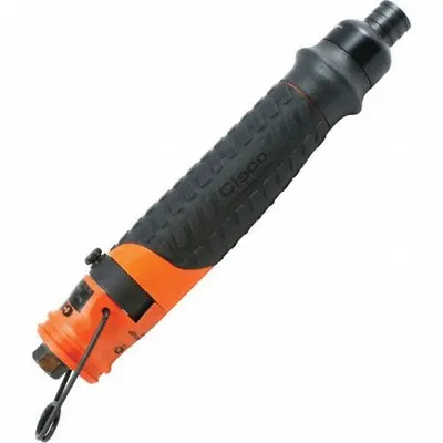 CLECO Air Screwdriver: 1/4 in, Heavy Duty, 920 RPM, Push to Start, Variable Speed - Inline Air-Powered Screwdrivers
