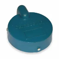 CAMPBELL Well Cap: Cast Iron, 6 5/8 in Compatible Casing ID, 1.38 in Cable Hole, Rubber, Clamp On (MPN RC5-6U)
