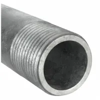 Pipe Nipple: 4 in Nominal Pipe Size, 72 in Lg, Schedule 40, Galvanized Steel, Threaded on Both Ends