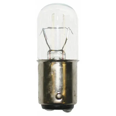 OEM BA15d Double-Contact Bayonet Base Lamp, T6 Tubular, 24V AC, White - BA15d Double-Contact Bayonet Base Lamps