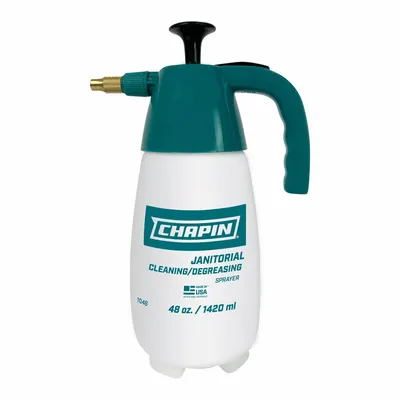 CHAPIN Handheld Sprayer: Spot, 3/8 gal Tank, Poly Tank, 25 ft Max Spray Distance - Cleaning & Degreasing Sprayers