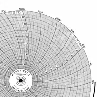 GRAPHIC CONTROLS Circular Paper Chart: Honeywell, -40°C to 60°C, BN 24001660-067, Honeywell, 100 PK