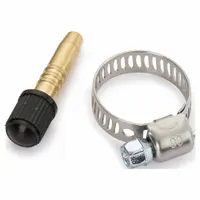 CHERNE Inflator with Clamp (Male End): Brass, 2.75 in Overall Lg, 0.5 in Overall Ht (MPN 055808)
