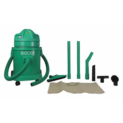 ATRIX Industrial Vacuum: Dry, HEPA Rated, 6 gal Tank Size, Plastic, 1 1/4 in Hose Dia - Cleanroom Vacuums