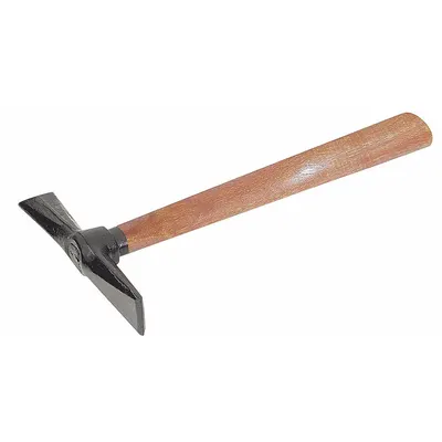 OEM Chipping Hammer: 12 in Overall Lg, Wood Handle, Parallel/Perpendicular - Chipping Hammers