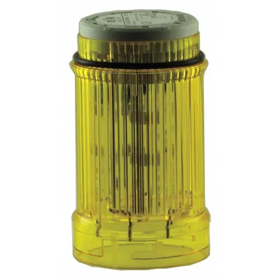 EATON Tower Light Module: Flashing, 110/120V AC, Yellow, 43 mm Overall Dia, 3 in Overall Ht - Flashing Light Modules