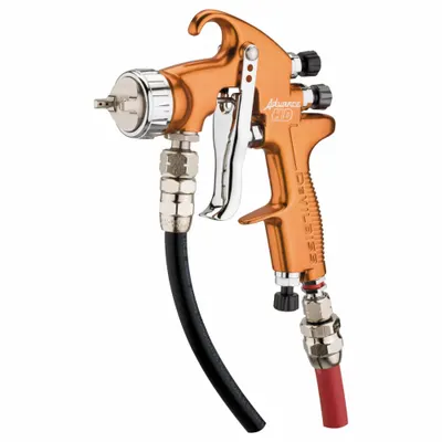 DEVILBISS Spray Gun Kit: 8 in to 12 in, 1/4 in Air Inlet Size - Conventional Spray Guns