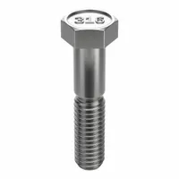 Hex Head Cap Screw: Stainless Steel, A4, NL-19, 3/8"-16, Coarse, 1 3/4 in lg, Globally Sourced, 5 PK (MPN FB3HEXB3816134P5)
