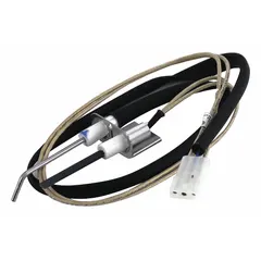 Replacement igniter for gas-fired heating equipment. Generates spark or hot surface to ignite gas burner in water heaters, boilers, and furnaces. Ensures reliable ignition in HVACR systems.