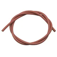 Silicone cable per meter D7 red
