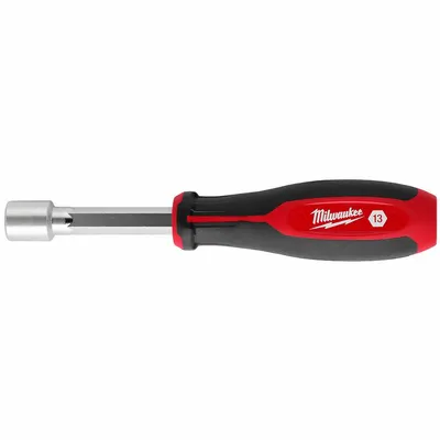 MILWAUKEE Nut Driver: Straight, HollowCore, Metric, Without Magnetized Tip, Std - Pass-Through Nut Drivers