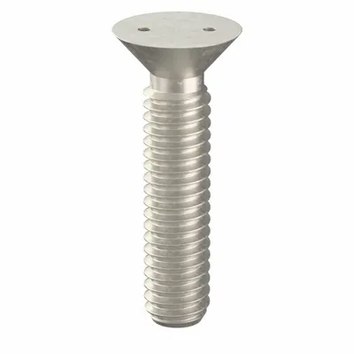 TAMPER-PRUF SCREW Tamper Resistant Screw: #8-32 Thread Size, 3/4 in Lg, Stainless Steel, Plain - Flat Head Tamper-Resistant Machine Screws