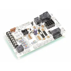 Replacement defrost cycle control for HVACR systems. Manages defrost cycles on heat pumps and refrigeration units to prevent ice buildup on outdoor coils. Ensures efficient heating and cooling operation.