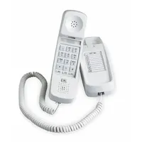 CETIS Trimline Phone: Hospitality Phones, Slim Room Phones, 205T (White), Volume Control, Indoor