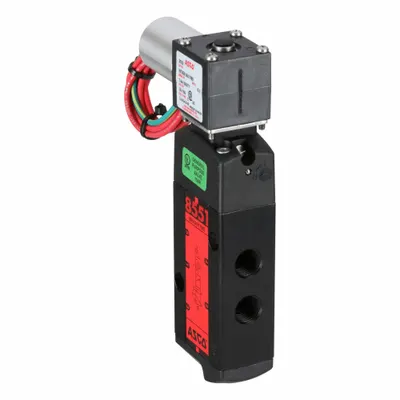 ASCO Solenoid Valve: 3-Way, Configurable, 1/4 in Pipe Size, 110V AC/120V AC - 3-Way/2-Position, Configurable Solenoid Valves