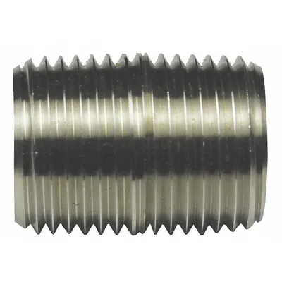 CALBRITE Nipple: 2 1/2 in Trade Size, 316 Stainless Steel, 2 1/2 in Overall Lg - Nipples