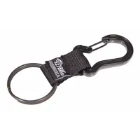 Carabiner Key Holder: Zinc Alloy, Black (MPN 0308-201)