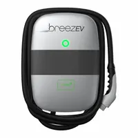 BREEZ-EV EV Charging Station: Level 2, Wall/Pedestal, 1 Charging Ports, 200 to 240V AC (MPN EVC-L2-R48-25)