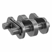 TRITAN Roller Attachment Link: For Std Roller Chains, 35, Double Strand, 3/8 in Pitch, Steel, Plain (MPN 35-2R CL)